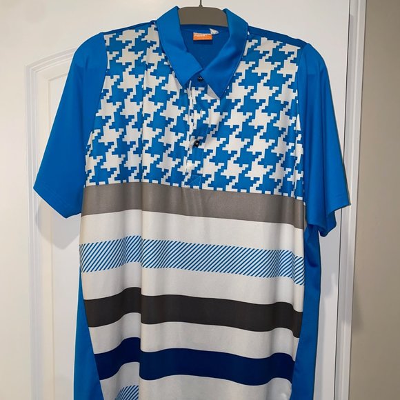 Blue Puma Golf (Dri-Fit) Polo Shirt - Picture 1 of 1